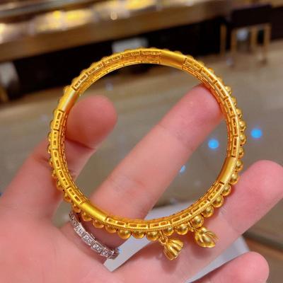 Gold Color Inheritance of Ancient Law Handstring Palace Style Bracelet with Detachable High Grade Feel
