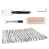 28PCS   Set Leather Working Tools Leather Craft Stamping Carving DIY Handmade Tool Kit