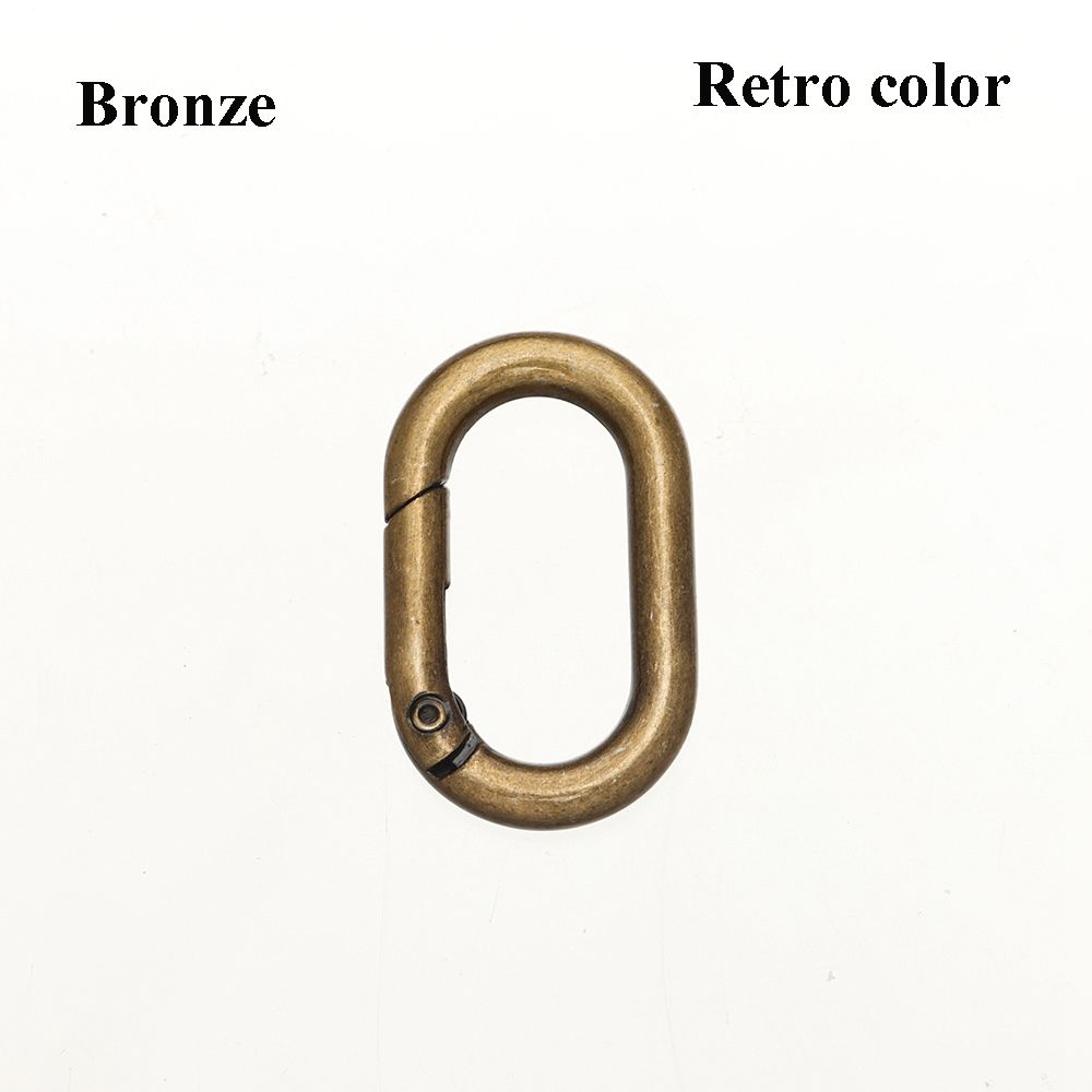 Camping Hiking Accessories Outdoor Carabiner Handbags Clips Spring Oval Rings Bag Belt Buckles