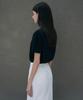 Deuloupisumeon Puff Sleeve Supima Cotton Short Sleeve T-Shirt [White]