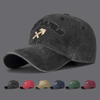 Männer Frauen Stickerei Baseball Cap Frühling Herbst Baumwolle Cap Retro Sonnenschirm Cap Snapback Hut Sonnenblende Hüte Fischerhut Schirmmütze