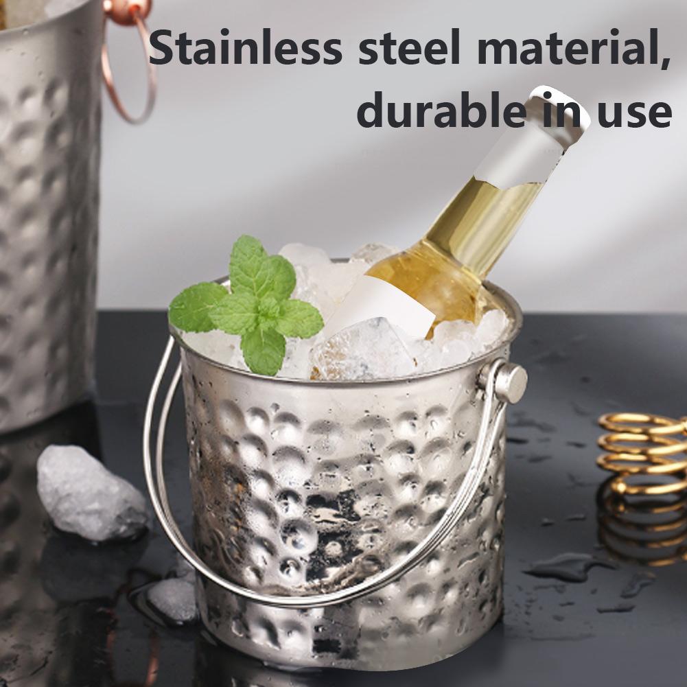 1L Nerezová nádoba na led Přenosný šampaňský sud s filtrem Domácí barové potřeby