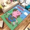 Custom personalization Peppa Pig Area Rug - Perfect For Kitchen, Bathroom,Laundry Room Decor Large Size Available,Gift All Seasons