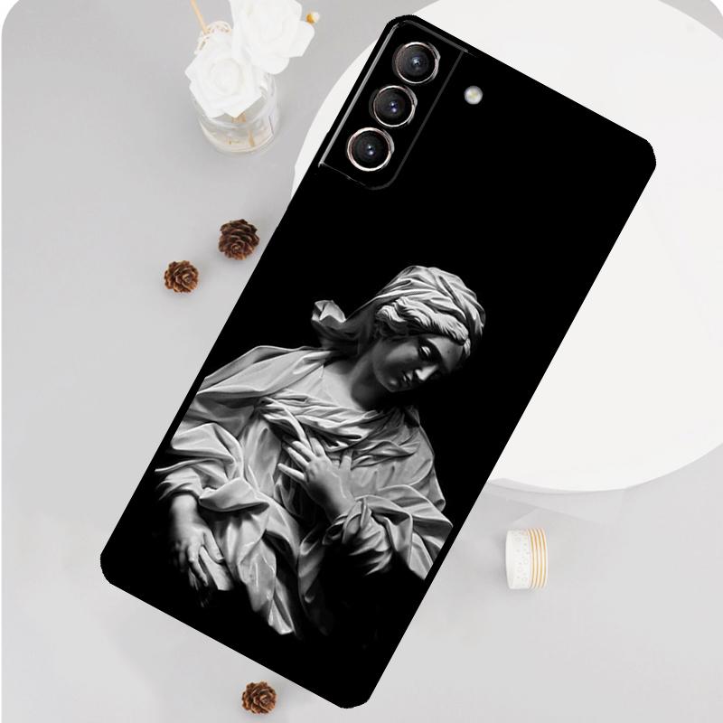 Greek Aesthetics Plaster statue Phone Case For Samsung Galaxy S24 S26 Ultra S20 S21 S22 S23 S25 Plus S10 S25 FE Funda Cover