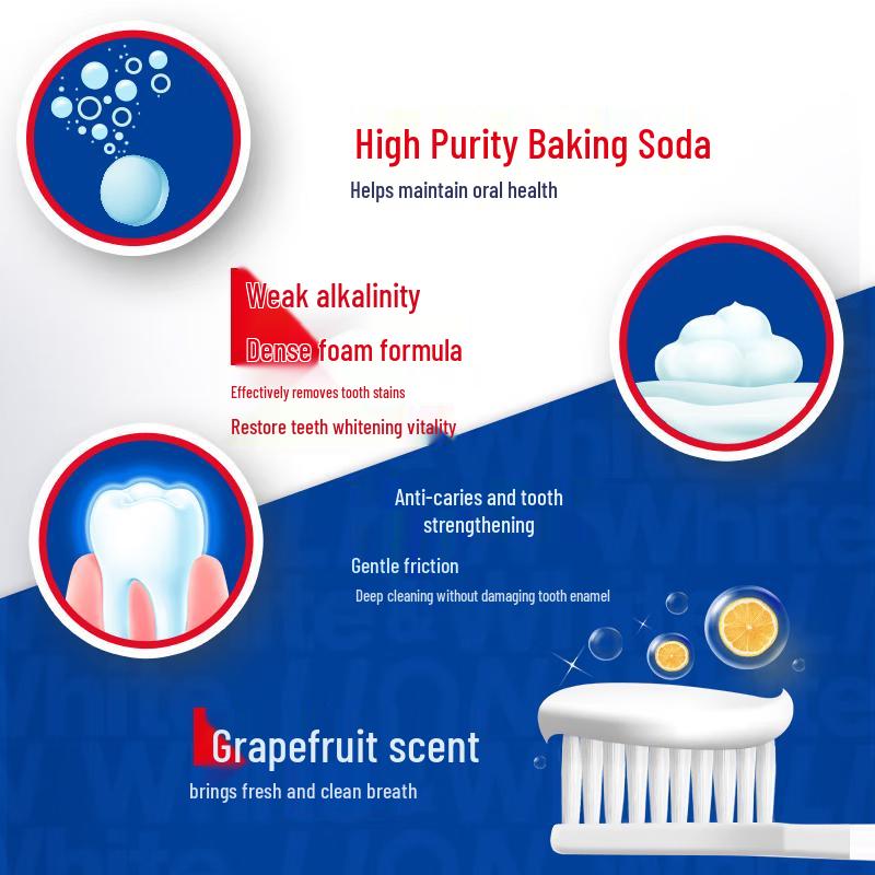 Lion Fresh Breath Whitening Baking Soda Toothpaste