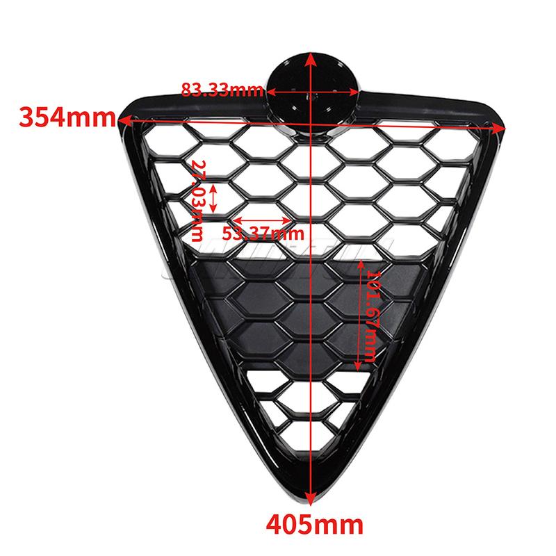 For Alfa Romeo Giulietta 940 New Front Bumper Honeycomb Mesh Air Intake radiator grill Shield black 156112051 car accessories