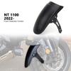 New 2022 2023 2024 Front Fender Mudguard Extender Motorcycle Accessories Black For Honda NT 1100 NT1100 Nt1100