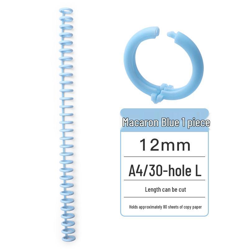 30-Loch A4 Kunststoff-Binderinge für Loseblatt