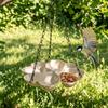 Bird Feeder No-drill Installation Large Capacity Outdoor Wild Bird Feeder Fade-resistant Uv Protection Bird Feeder
