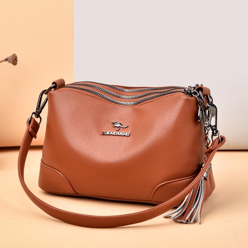 Women'S Dumpling Bag Design Trendy Oblique Span Single Shoulder Mother Bag Fashionable And Simple Women'S Square Bag