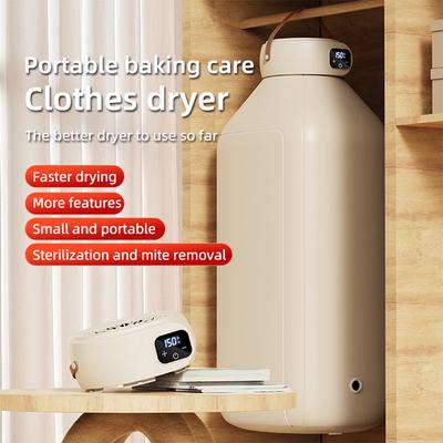 Portable Dryer Clothes Dryer for Travel Apartment RV Dorm Compact Foldable LED Display Touch
