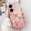 For Oppo Reno8 T Phone Case Reno 8T 5G 4G CPH2481 CPH2505 Elegant Floral Cat Soft Silicone Transparent TPU Lightweight Cases