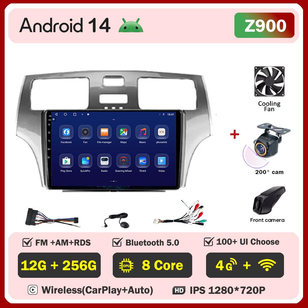 For Lexus ES300 ES 300 ES330 XV30 ES 330 2001-2006 Carplay Auto Screen Wireless Android Auto Car Intelligent Systems AutoMotive