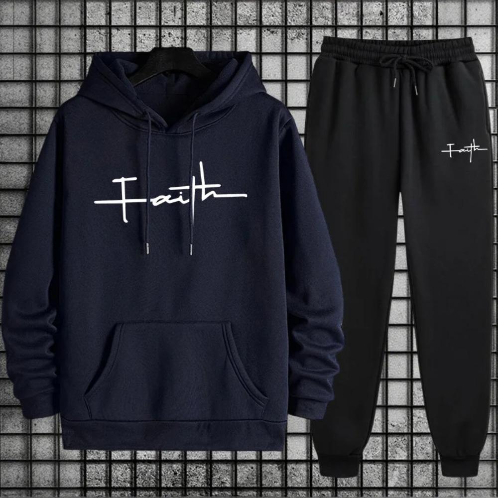 Casual Men's Hooded Sportswear, Single Sports Shirt and Pants, Spring Outdoor Daily Sports, Comfortable Quality