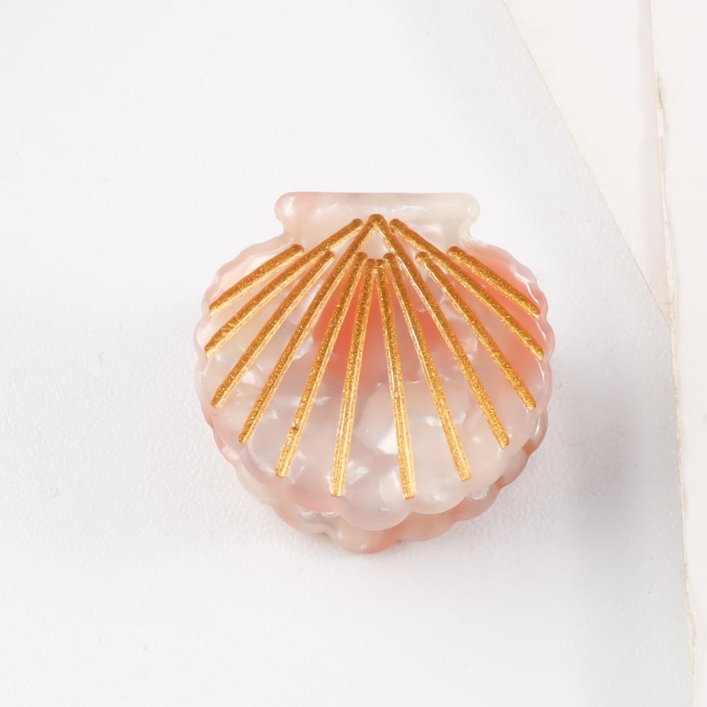1 Stück Neue Muschel Greifspange Kleine Süße Mädchen Wind Haarspange Frische Kante Clip Haarschmuck