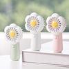TENKUNOKOTORI Handheld Cute Mini Floral Fan Speed Instant 3 Hours of Use with 1 Hour 43cm Cord for Easy Carrying and Charging Fan, Design, Portable,