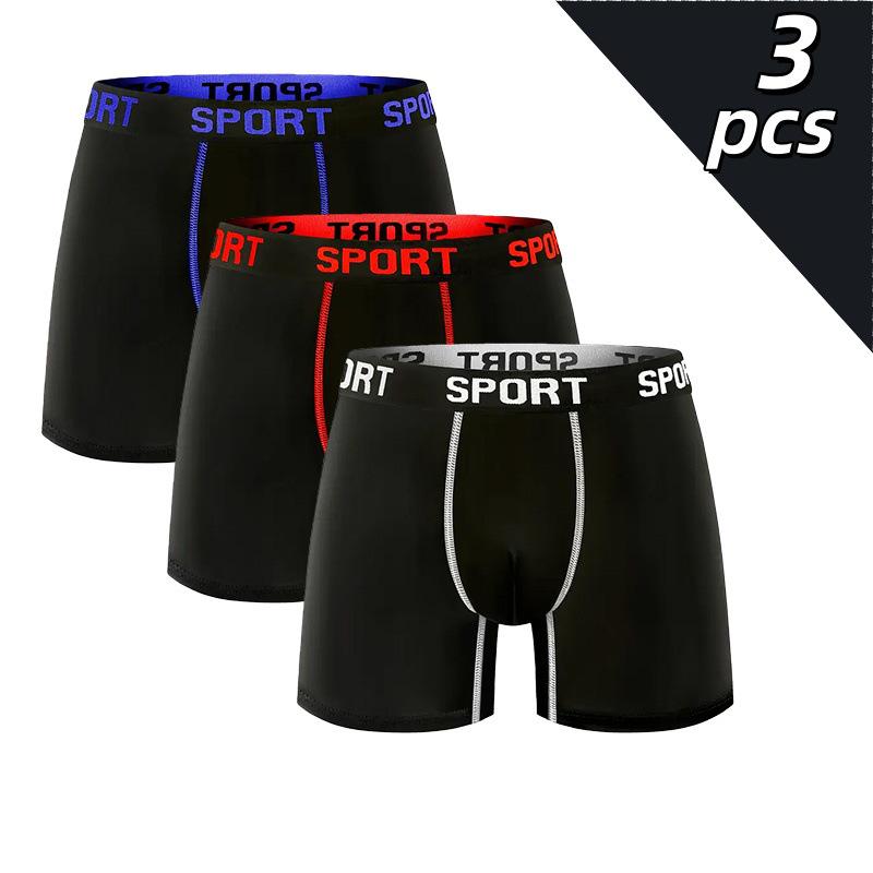 Men s Plus Size Boxer Briefs: European & American Style Extended Length S (European size)