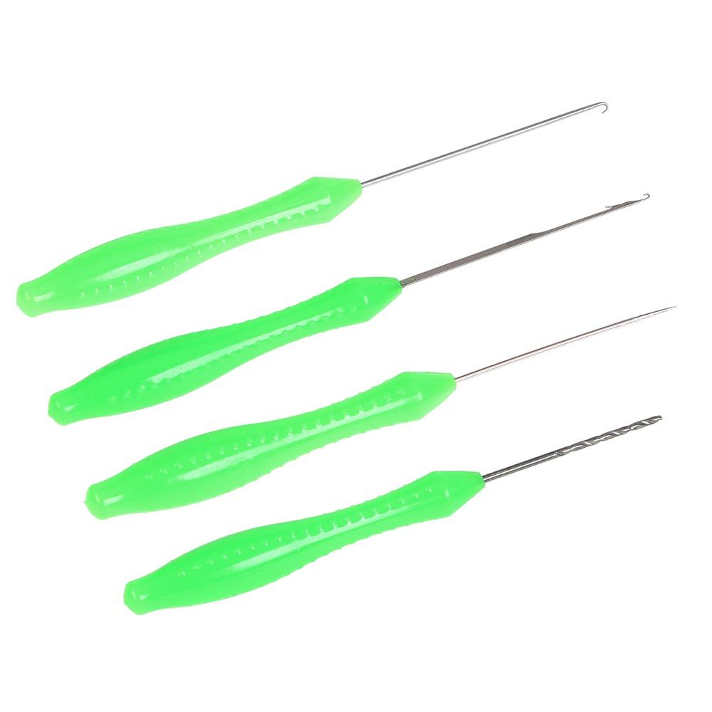 4PCS 4 In 1 Fishing Bait Needle ABS Lure Needle Tools Carp Fishing Baiting Rigs Tool Freshwater