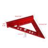 Small Square 90 Degree Carpenter Square Woodworking Measuring Square Marking Gauge Miter Triangle Ruler With 6mm Fixed Angle Pin
