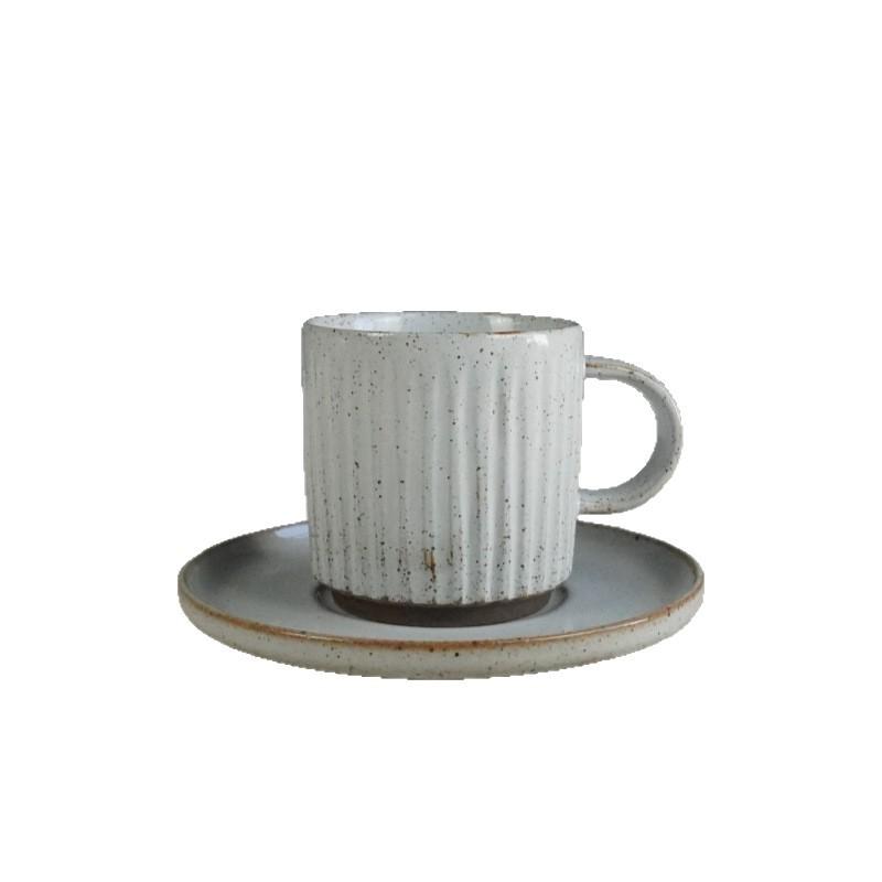 Small Capacity Ceramic Cup Set Japanese Wabi Sabi Afternoon Tea Coffee Cup Coarse Ceramic Espresso Coffee Cup Mug