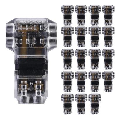 20Pcs T Tap Wire Connectors Solderless Low Voltages and High Voltages Wire Connectors Quick Wire Splices Connectors