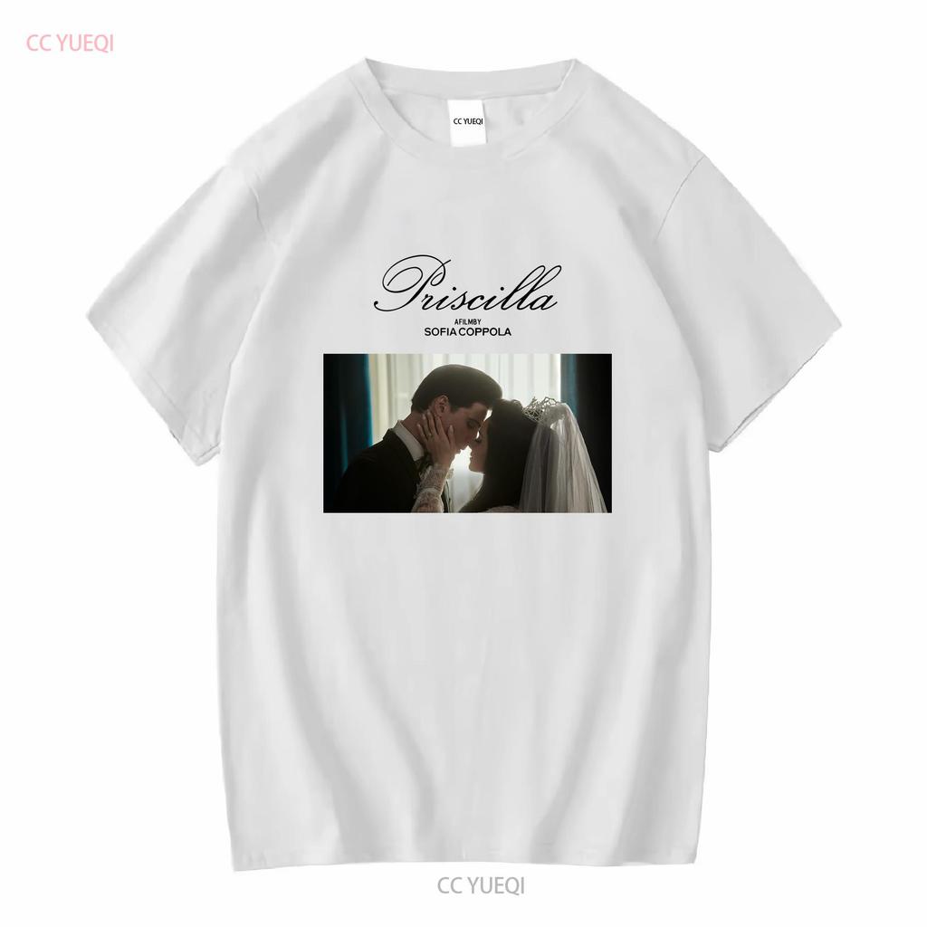 Priscilla movie film by Sofia Coppola graphic T shirt long or short sleeves vintage Washed Soft homme Unisex Slightly