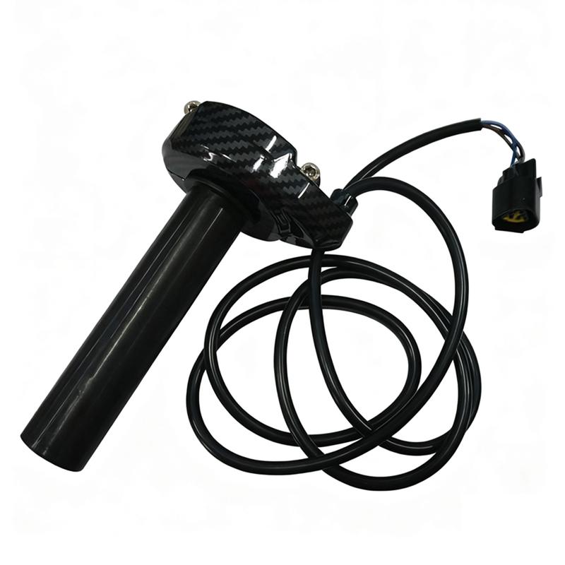 Carbon Fibre Colour Handlebar For Sur-Ron Premium Throttle Handle Aluminum Alloy Construction Enhanced Riding Control