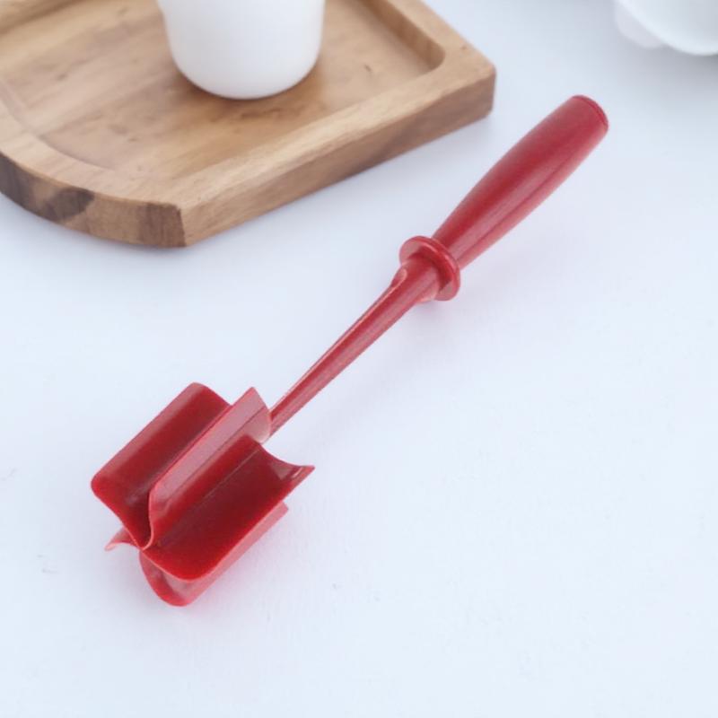

Набор из мясорубки и толкушки Жаростойкая мясорубка для говяжьего и индюшачьего фарша Антипригарный кухонный инструмент красный