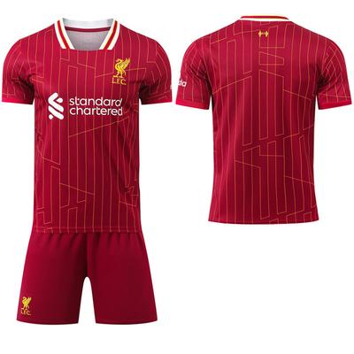 2024-25 Liverpool Red Home Jersey #7 Wirtz #11 Salah Football Jerseys