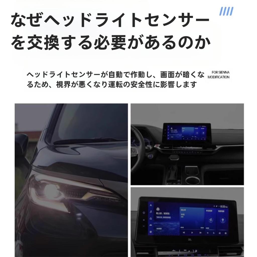 LQHZC Auto Light Sensor Cover, 0.7 inch (18 mm), Clear Smoke, Set of 2,