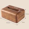 Hill Massivholz Schreibtisch Taschentuchbox Zuhause Walnuss Magnetische Taschentuchbox Esszimmer Aufbewahrungszylinder Heimdekoration Luxuriöses Geschenk Neu