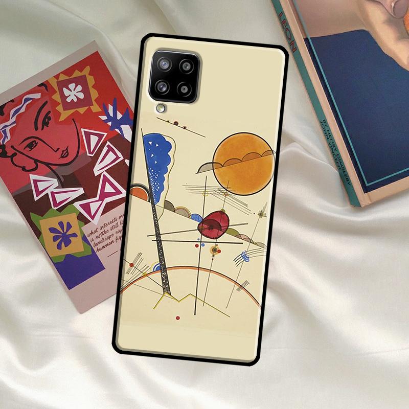 Wassily Kandinsky Abstract Artistic Case For Samsung Galaxy A06 A16 A56 A36 A26 A54 A34 A14 A52 A32 A12 A13 A33 A53 A15 A35 A55