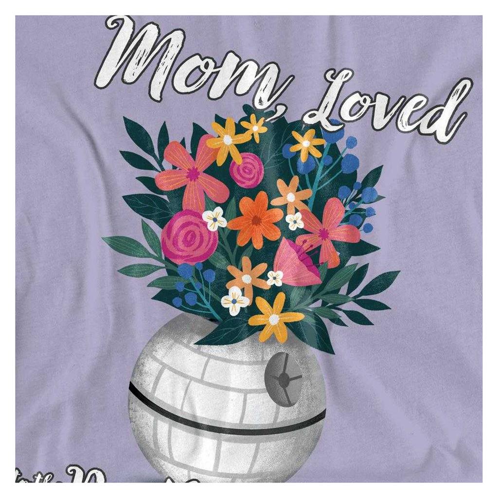 Star Wars Womens/Ladies Mom Loved To The Death Star Mothers Day T-Shirt
