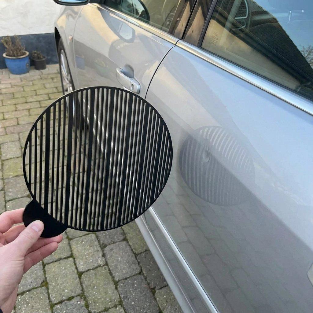 Parallel Stripe Light Refraction Dent Detect Board 3D Printed Car Dent Positioning Accessory For Vehicle Paintless Dent Repair