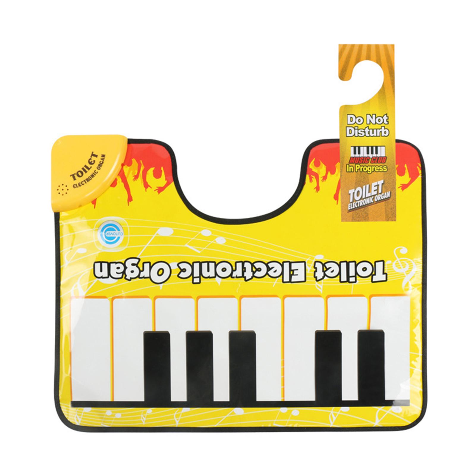 

Дом Ванная Туалет Ковер с Музыкой Пианино Креативный Звучащий Коврик Забавный Музыкальный Коврик для Постукивания Пальцами Ног Напольный Коврик для Пианино Нескользящий Коврик для Ванной