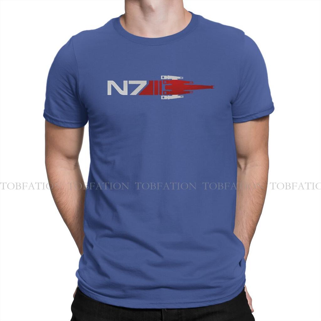 N7 Norunisexdy Essential Mass Effect Spiel Unisex T-Shirt Baumwolle Grafik Rundhals T-Shirt Harajuku Streetwear