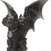 Bat Winged Cat Black Cat Halloween Scene Decoration