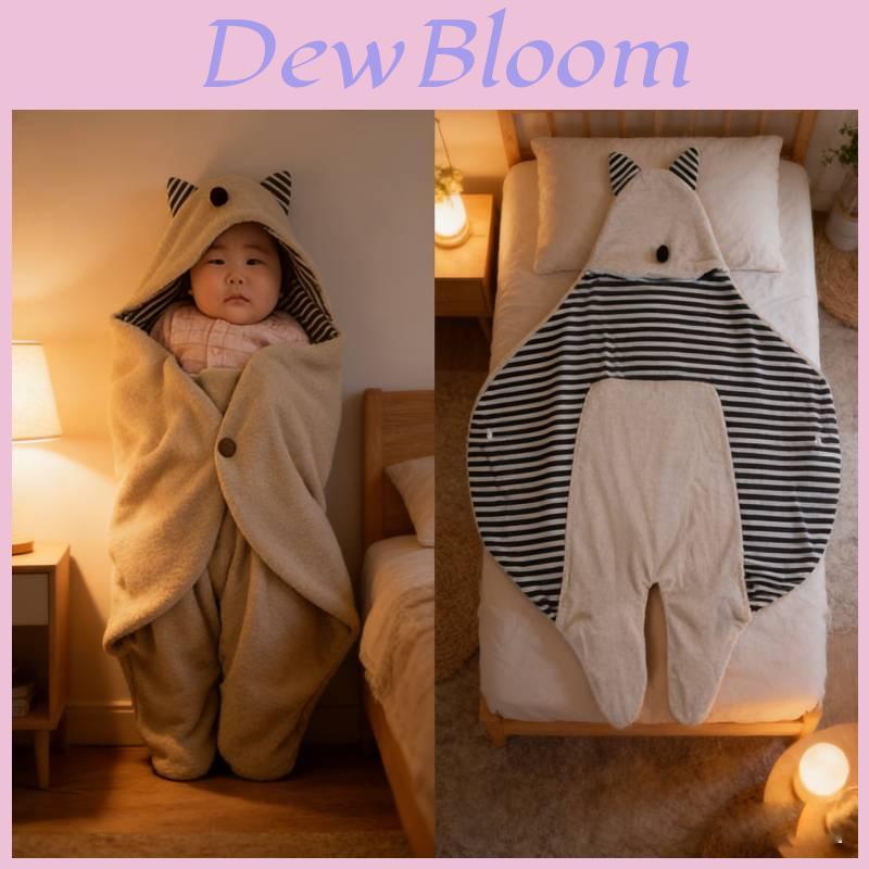 Infant Baby Sleep Sack With Thick Fleece Fabric For Cold Weather Use And Gentle Sleep