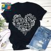 Science Heart Teacher T Shirt Lover Kindergarten For