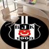 Personalized BJK Round Chair Office Rug - Perfect for Mat, Office Chair & More - Ideal Gift for Birthdays and Holidays