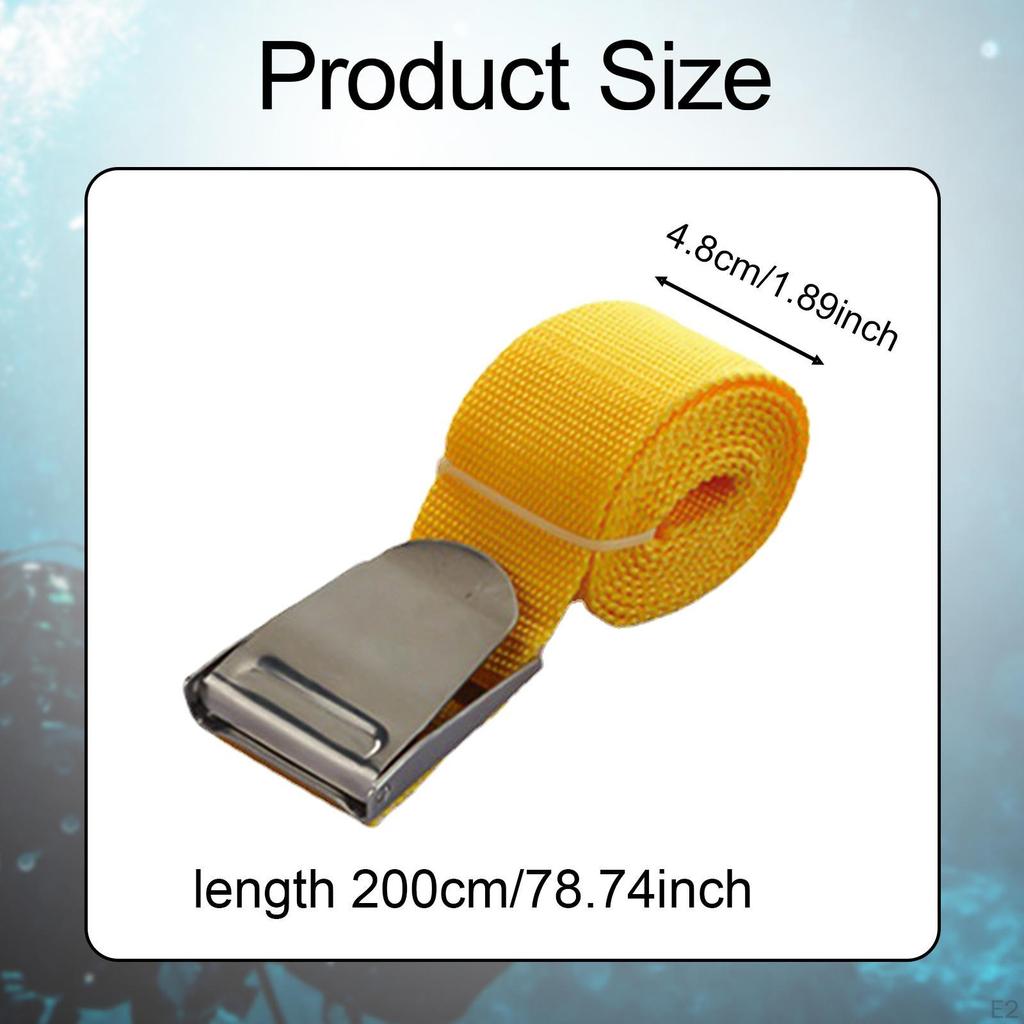 Adjustable Scuba Weight Belt with Quick Release Feature for Snorkeling Use