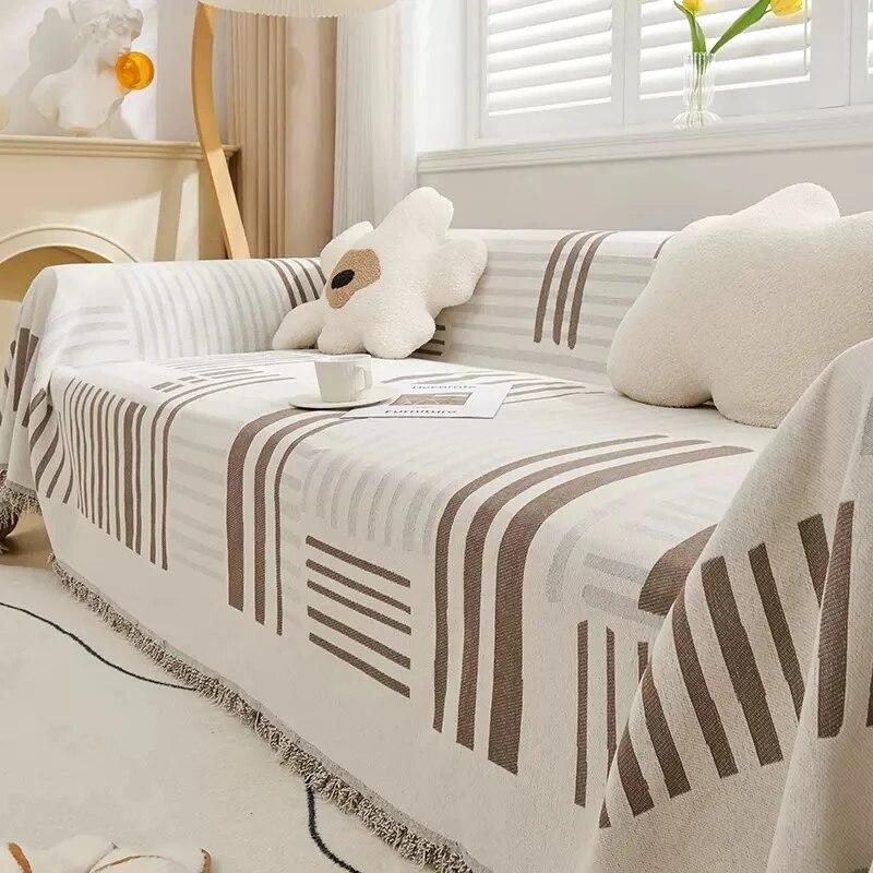Blanket Universal Dustproof and Cat Scratch Proof Cover Cloth Sofa Blanket Home Deco Sofa Towel Blanket Chenille Couch Cover