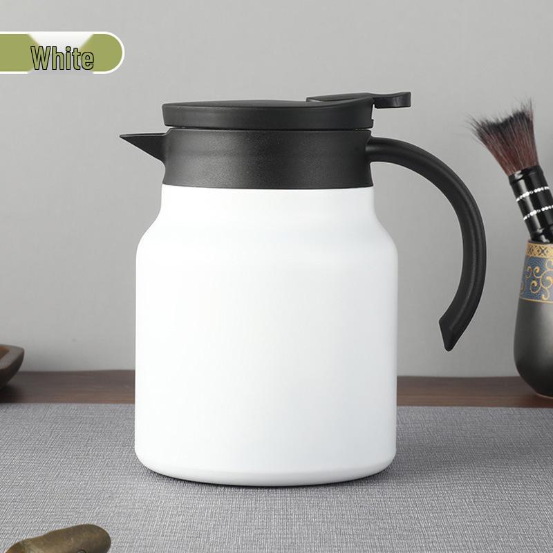 316 Stainless Steel Large Capacity Stewing Teapot with Handle, Insulated Kettle for Home or Office, Ideal Business Gift with Custom Logo