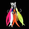 Double Fishing Assist Hook for Vertical Jigging Lures, 10Pcs Jigging Hook Slow Falling Jigs Fishing Hook Replacements