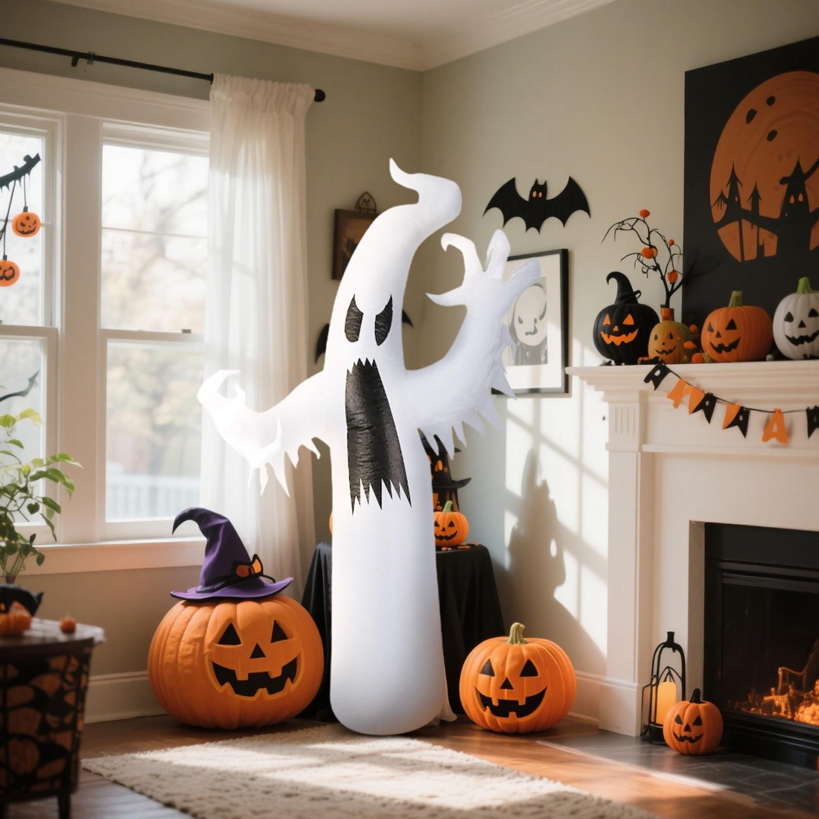 

Надувные светящиеся украшения для вечеринки на Хэллоуин, украшения для дома, простые в установке и полные атмосферы One Size