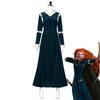 Princezna Merida Cosplay Šaty Statečná Merida Kostým pro Dívky Halloween Dlouhé Šaty Párty Oblečení