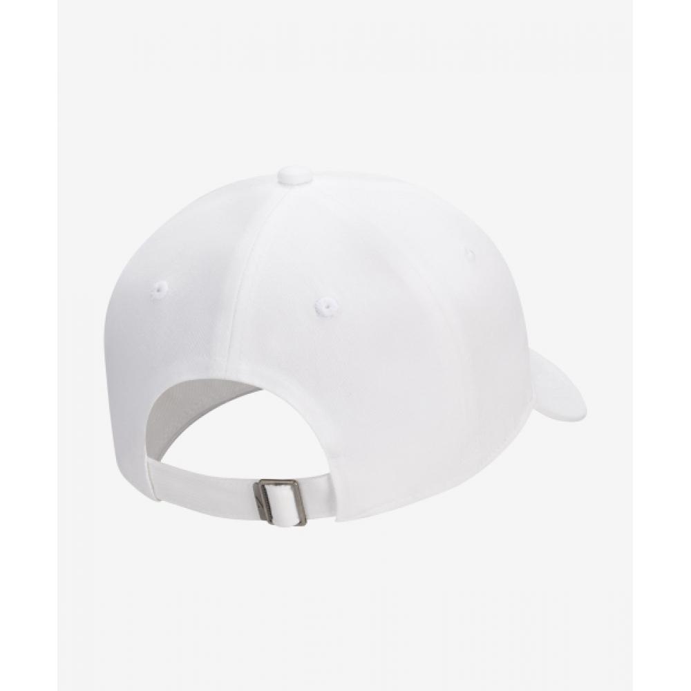 Nike Club Casquette de Bain Futura Non Structurée M   Blanc Noir  Fb5368 100