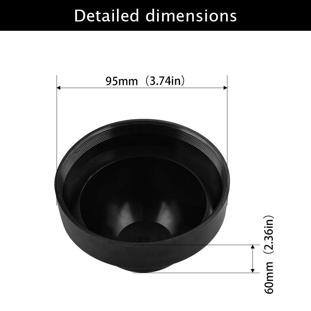 HUIQIAODS Car Dustproof Cover, LED Dust Cover, Waterproof Dustproof Cover, Light Cover, Compatible with