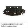 Car Trunk Insulation Cotton Soundproof Carpet Sticky Pad Car-styling For HONDA ACCORD 10TH 2016-2021