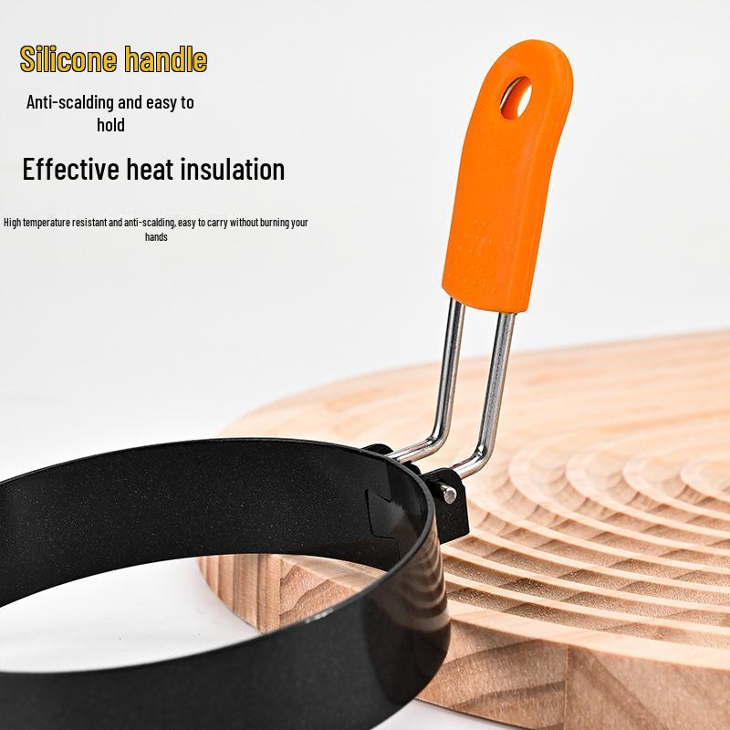 Reinforced Non-stick Stainless Steel Egg and Cake Mold for Creative Kitchen Use